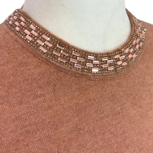 Primark cinnamon rhinestone sweater